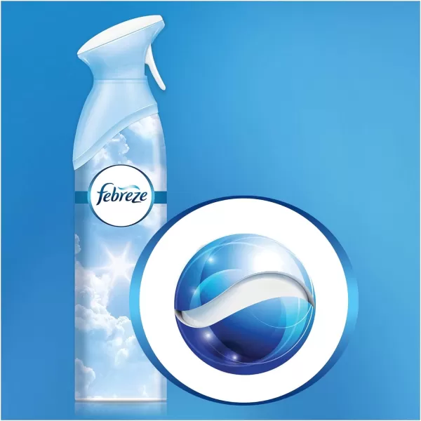 Febreze Air Mist Odor-Fighting Air Freshener Mixed Scent, Southern Lilac Mornings, Georgia Peach Orchard, Sweet Watermelon Vine, 8.8 oz. Aerosol Can, Pack of 3