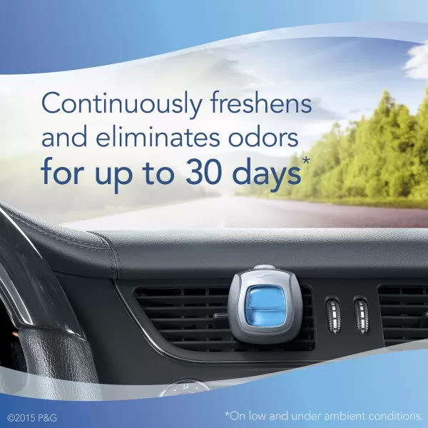 Febreze Car Air Freshener Vent Clip Gain Original Scent, 06 oz. Car Vent Clip, 2 Count)