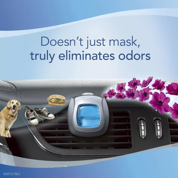 Febreze Car Air Freshener Vent Clip Gain Original Scent, 06 oz. Car Vent Clip, 2 Count)