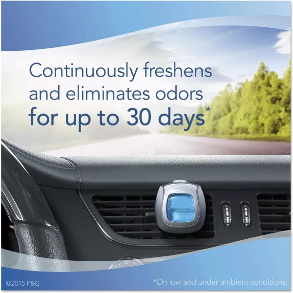 Febreze Car Air Freshener Vent Clip Gain Original Scent, 06 oz. Car Vent Clip, 2 Count)