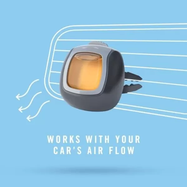 Febreze Car Air Freshener Vent Clip Old Spice Fiji Scent, .07 oz. Car Vent Clip, Pack of 4)