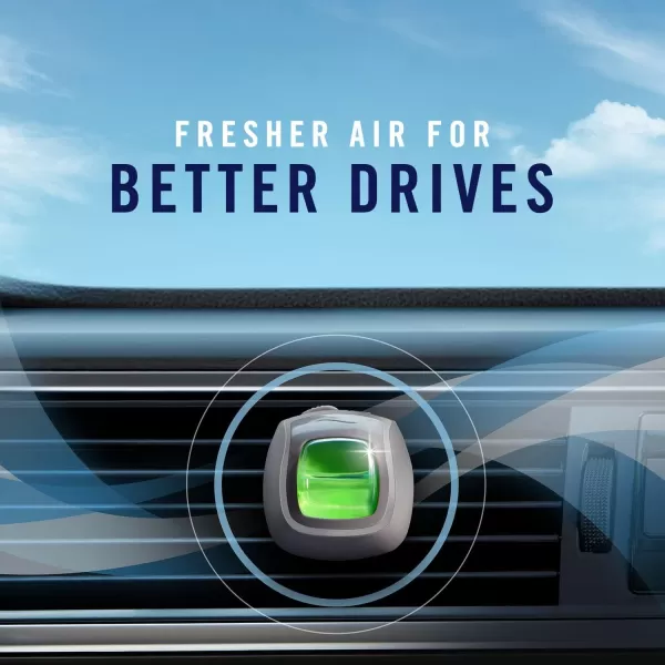 Febreze Car Air Freshener Vent Clip Old Spice Fiji Scent, .07 oz. Car Vent Clip, Pack of 4)