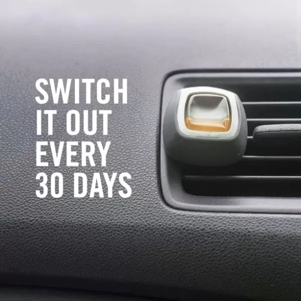 Febreze Car Air Freshener Vent Clip Old Spice Fiji Scent, .07 oz. Car Vent Clip, Pack of 4)