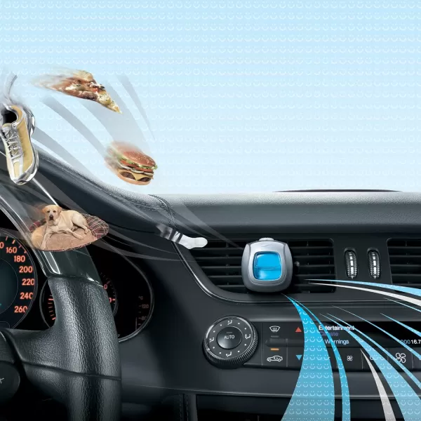 Febreze Car Air Freshener Vent Clips, 2 Linen &amp; Sky and 2 Hawaiian Aloha scents, 4 total clips)