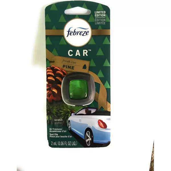 Febreze Car Air Freshener Vent Clips, 2 Linen &amp; Sky and 2 Hawaiian Aloha scents, 4 total clips)