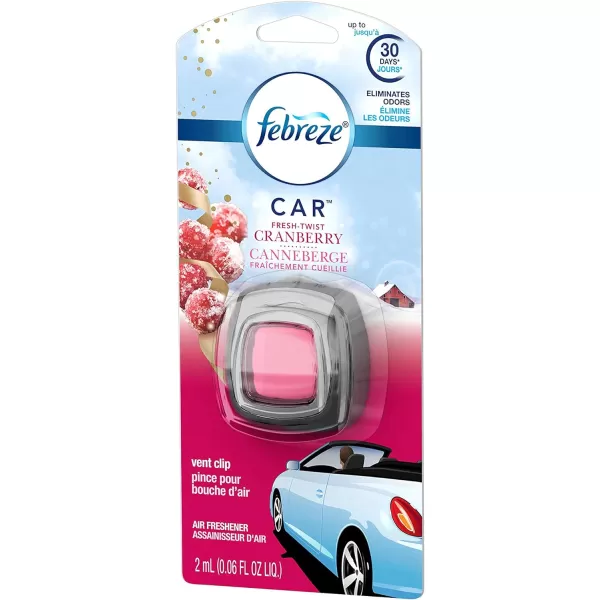 Febreze Car Air Freshener Vent Clips, 2 Linen &amp; Sky and 2 Hawaiian Aloha scents, 4 total clips)