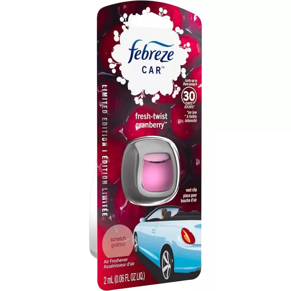 Febreze Car Air Freshener Vent Clips, 2 Linen &amp; Sky and 2 Hawaiian Aloha scents, 4 total clips)