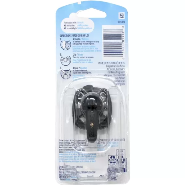 Febreze Car Air Freshener Vent Clips, 2 Linen &amp; Sky and 2 Hawaiian Aloha scents, 4 total clips)