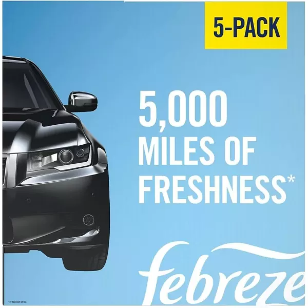 Febreze Car Air Freshener Vent Clips, 2 Linen &amp; Sky and 2 Hawaiian Aloha scents, 4 total clips)