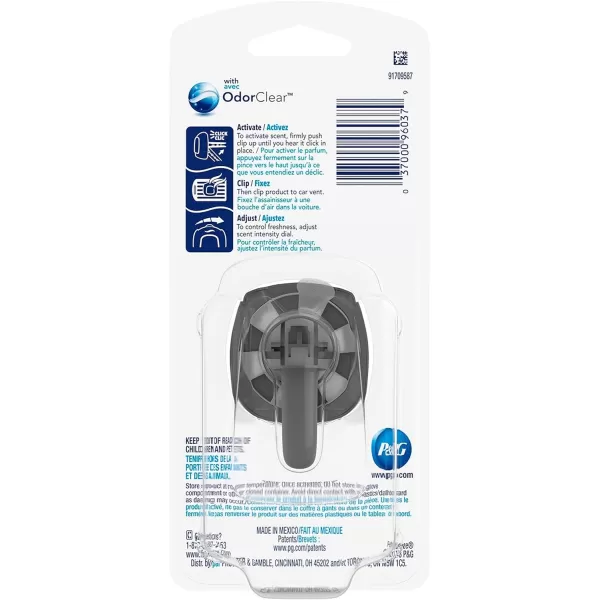 Febreze Car Air Freshener Vent Clips, 2 Linen &amp; Sky and 2 Hawaiian Aloha scents, 4 total clips)
