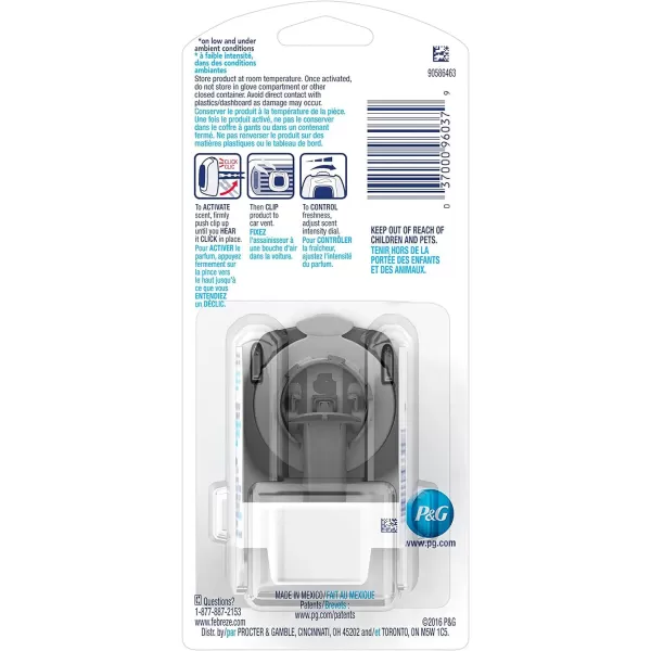 Febreze Car Air Freshener Vent Clips, 2 Linen &amp; Sky and 2 Hawaiian Aloha scents, 4 total clips)