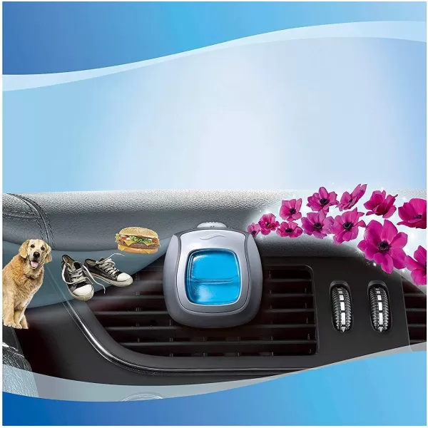 Febreze Car Air Freshener Vent Clips, 2 Linen &amp; Sky and 2 Hawaiian Aloha scents, 4 total clips)