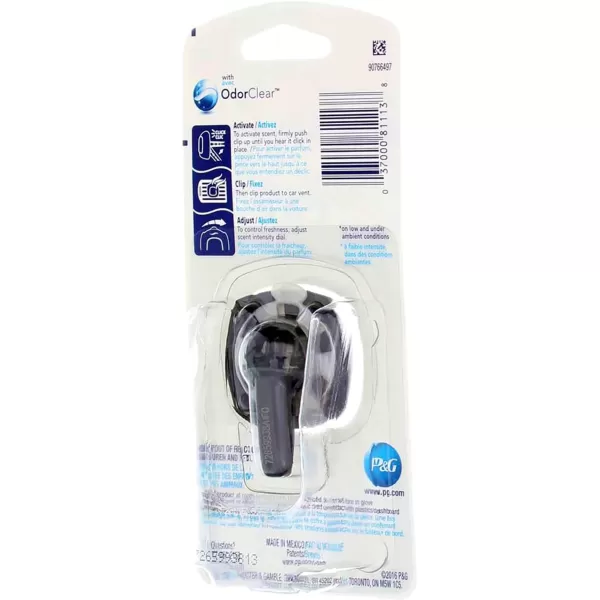 Febreze Car Air Freshener Vent Clips, 2 Linen &amp; Sky and 2 Hawaiian Aloha scents, 4 total clips)