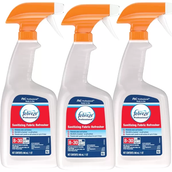 Febreze Fabric Antimicrobial and Odor-Fighting Fabric Spray, 32 fl oz, pack of 2