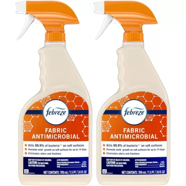 Febreze Fabric Antimicrobial and Odor-Fighting Fabric Spray, 32 fl oz, pack of 2