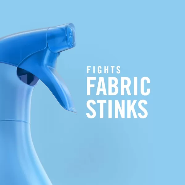 Febreze Fabric Spray, Odor Fighter for Strong Odor, Refresher Spray PLUS with Clean Scent, 16.9 Fl Oz )