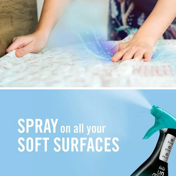Febreze Fabric Spray, Unstopables Touch Fabric Refresher Spray, Odor Fighter for Strong Odor, Fresh &amp; Paradise, 16.9 Oz )