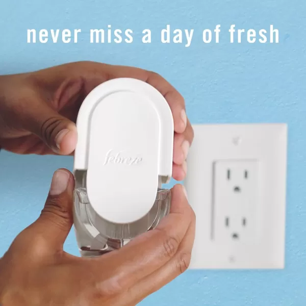 Febreze Odor-Fighting Fade Defy PLUG Air Freshener, Downy April Fresh, Gain Original, Linen &amp; Sky,  .87 fl. oz. Oil Refills