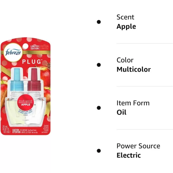 Febreze Odor-Fighting Fade Defy PLUG Air Freshener, Downy April Fresh, Gain Original, Linen &amp; Sky,  .87 fl. oz. Oil Refills