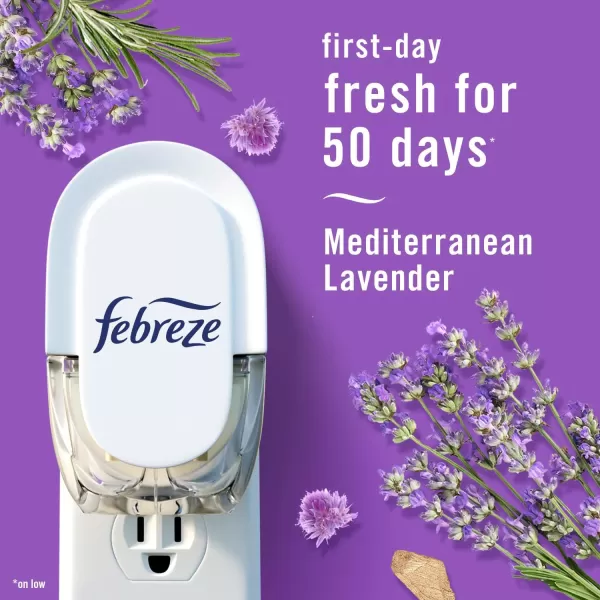 Febreze Odor-Fighting Fade Defy PLUG Air Freshener, Mountain, Ocean, Amber,  .87 fl. oz. Oil Refills)