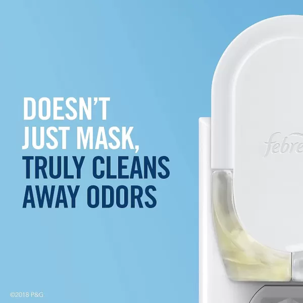 Febreze Odor-Fighting Fade Defy PLUG Air Freshener, Mountain, Ocean, Amber,  .87 fl. oz. Oil Refills)