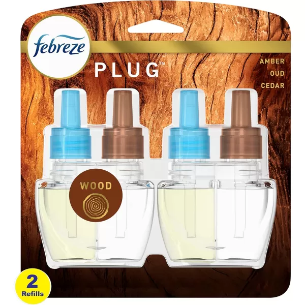 Febreze Odor-Fighting Fade Defy PLUG Air Freshener, Mountain, Ocean, Amber,  .87 fl. oz. Oil Refills)