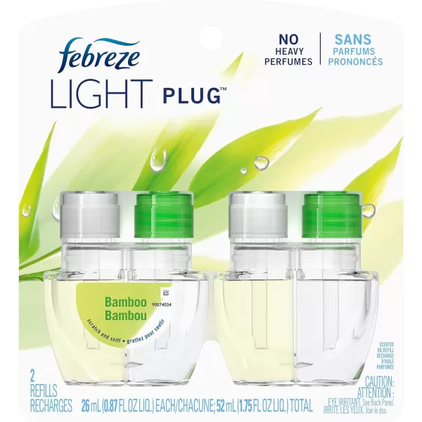 Febreze PLUG, Bamboo, Starter Kit &amp;  .87 fl. oz. Refills)