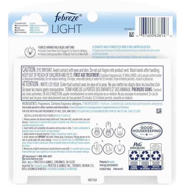 Febreze PLUG, Bamboo, Starter Kit &amp;  .87 fl. oz. Refills)