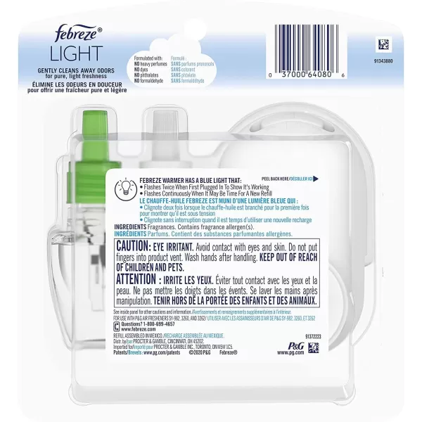 Febreze PLUG, Bamboo, Starter Kit &amp;  .87 fl. oz. Refills