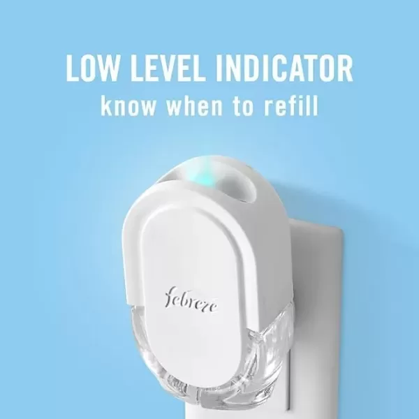 Febreze Plug In Air Fresheners For Home, Air Freshener Plug In, Gain Scent, Odor Fighter for Strong Odors, 1 Warmer + 2 Oil Refills