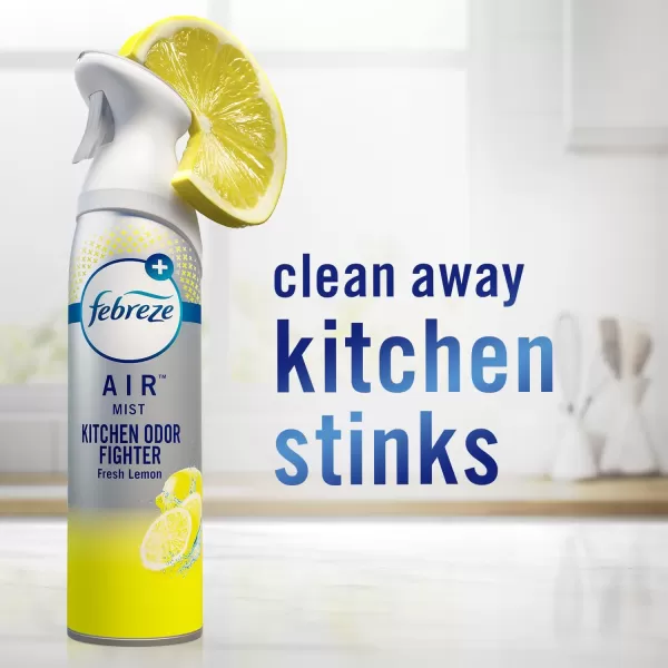 Febreze Room Air Fresheners, Home &amp; Kitchen Room Fresheners, Air Freshener Spray, Odor Fighter Air Freshener for Home, Fresh Lemon Scent, 8.8 oz. Aerosol Can )