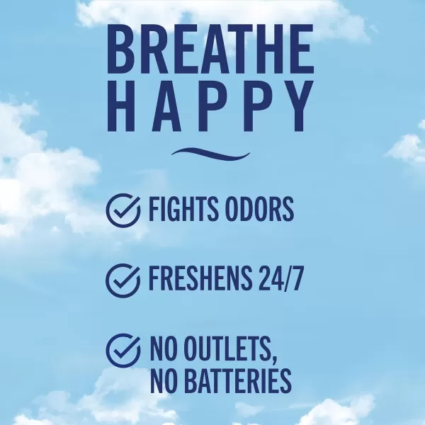 Febreze Small Spaces Air Freshener, Pet Friendly Air Fresheners Alternative for Home, Fresh Scent, Room Deodorizer &amp; Odor Fighter for Strong Odor 4 Count 