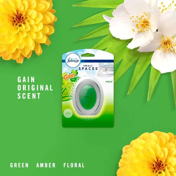 Febreze Small Spaces Air Freshener, Plug in Alternative Air Freshener for Home Long Lasting, Gain Original Scent, Bathroom/ Closet Air Fresheners, Odor Fighter for Strong Odor )