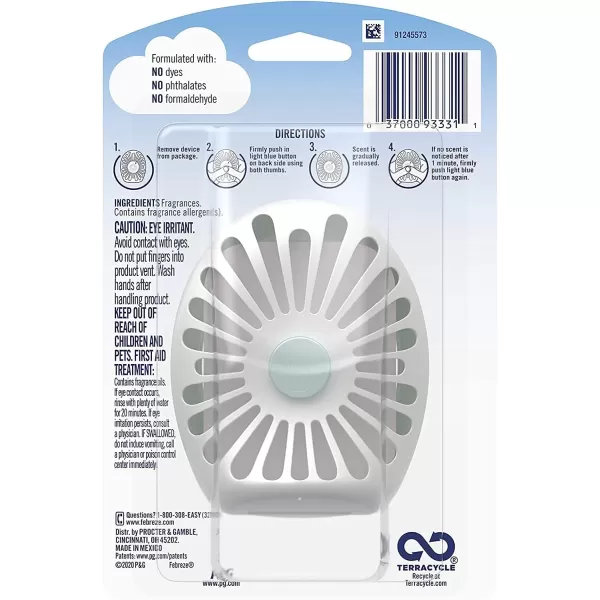 Febreze Small Spaces Air Freshener, Plug in Alternative Air Freshener for Home Long Lasting, Gain Original Scent, Bathroom/ Closet Air Fresheners, Odor Fighter for Strong Odor )