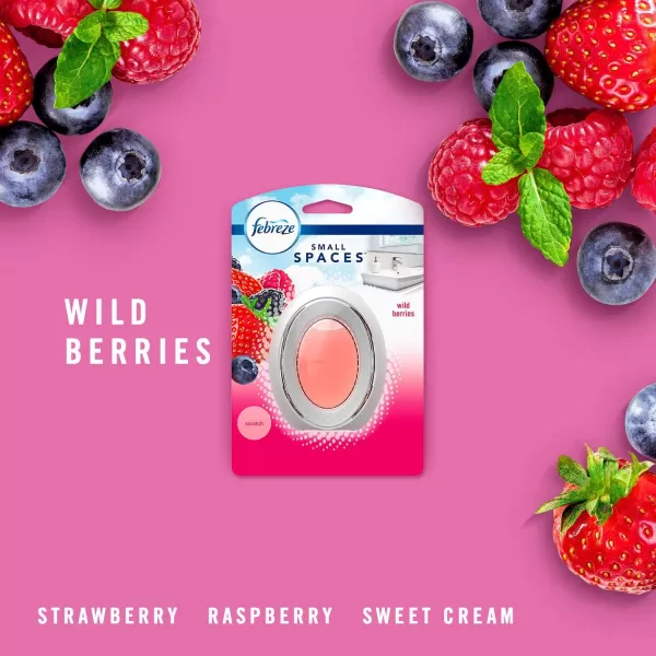 Febreze Small Spaces Air Freshener, Wild Berries, Odor Fighter for Strong Odors )
