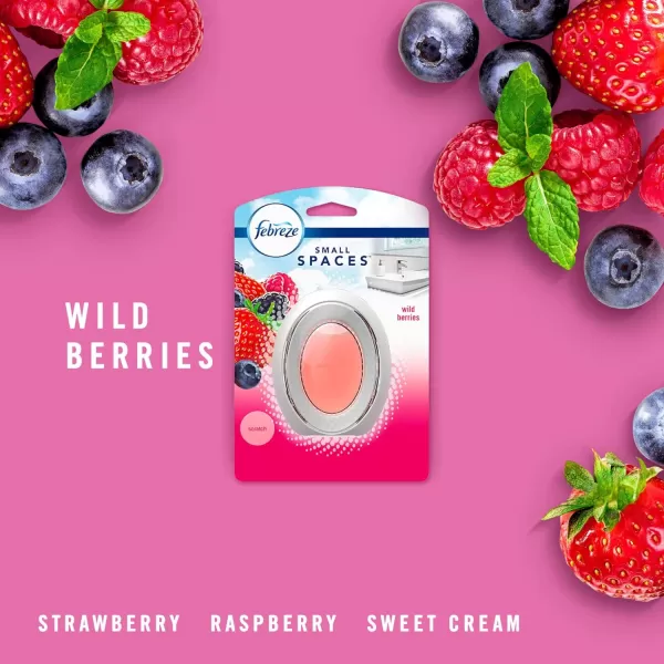 Febreze Small Spaces Air Freshener, Wild Berries, Odor Fighter for Strong Odors )