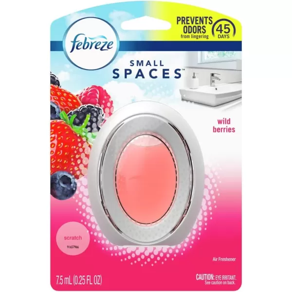 Febreze Small Spaces Air Freshener, Wild Berries, Odor Fighter for Strong Odors )