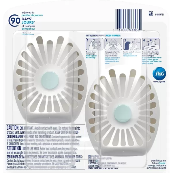Febreze Small Spaces Air Freshener, Wild Berries, Odor Fighter for Strong Odors )