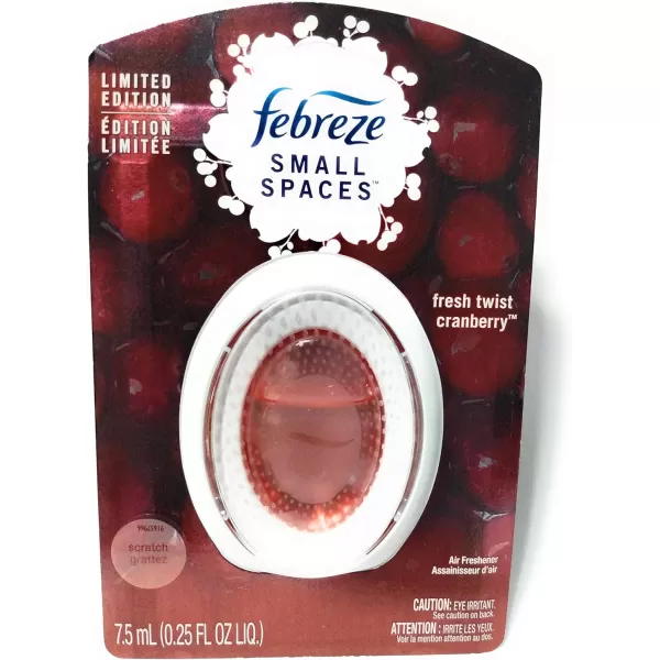 Febreze Small Spaces Air Freshener, Wild Berries, Odor Fighter for Strong Odors )