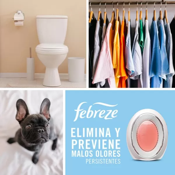 Febreze Small Spaces Air Freshener, Wild Berries, Odor Fighter for Strong Odors )