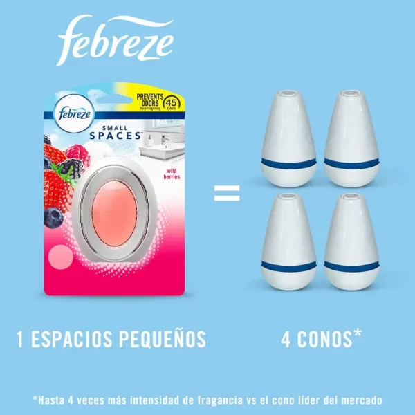 Febreze Small Spaces Air Freshener, Wild Berries, Odor Fighter for Strong Odors )