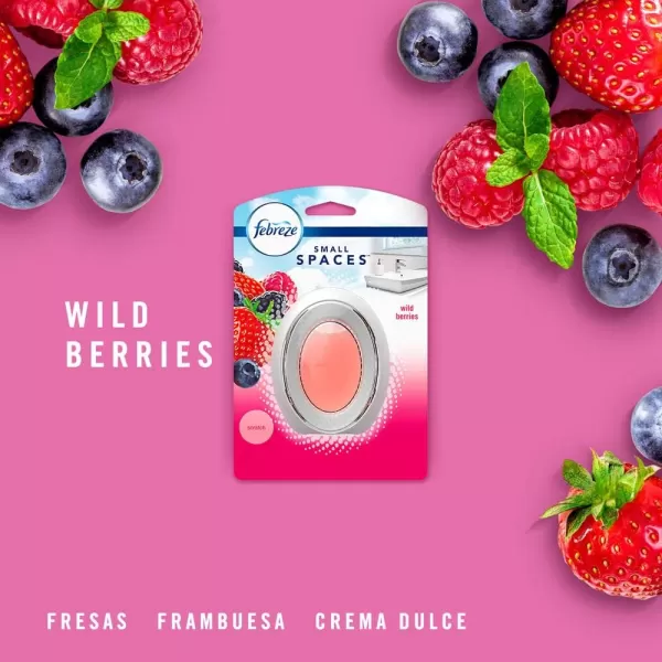 Febreze Small Spaces Air Freshener, Wild Berries, Odor Fighter for Strong Odors )