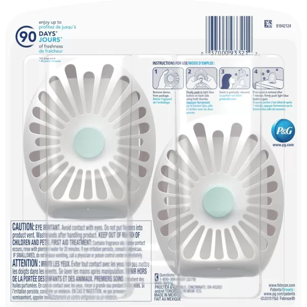 Febreze Small Spaces Air Freshener, Wild Berries, Odor Fighter for Strong Odors )