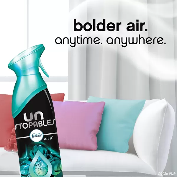 Febreze Unstopables Air Effects Odor-Fighting Air Freshener Paradise, 8.8 oz. Aerosol Can, Pack of 3)