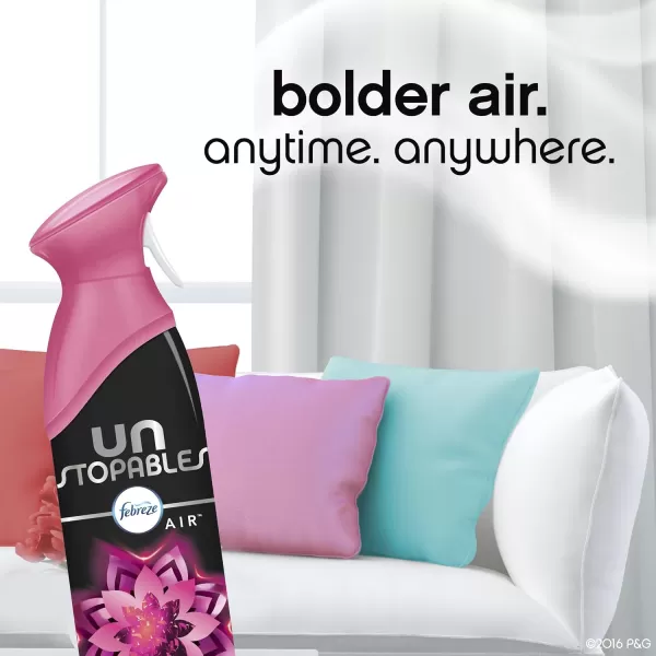 Febreze Unstopables Air Effects Odor-Fighting Air Freshener Paradise, 8.8 oz. Aerosol Can, Pack of 3)
