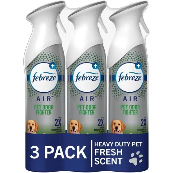 Febreze Air Freshener Spray, Heavy Duty Pet Air Freshener for Home, Pet Friendly, Odor Fighter for Strong Odor, 8.8 Oz )