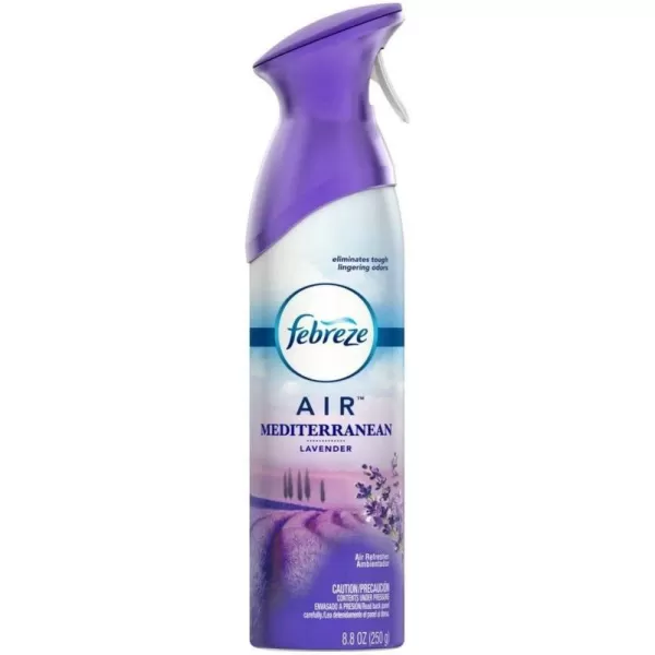 Febreze Air Freshener and Odor Eliminator Spray, Linen &amp; Sky and Hawaiian Aloha Scents, 8.8oz )
