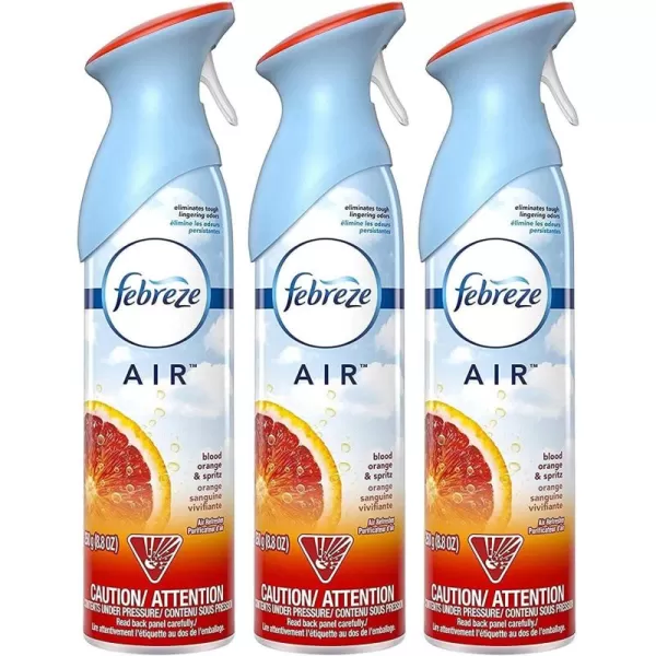Febreze Air Freshener and Odor Eliminator Spray, Linen &amp; Sky and Hawaiian Aloha Scents, 8.8oz )