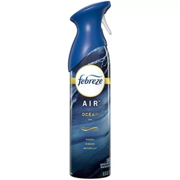 Febreze Air Freshener and Odor Eliminator Spray, Linen &amp; Sky and Hawaiian Aloha Scents, 8.8oz )
