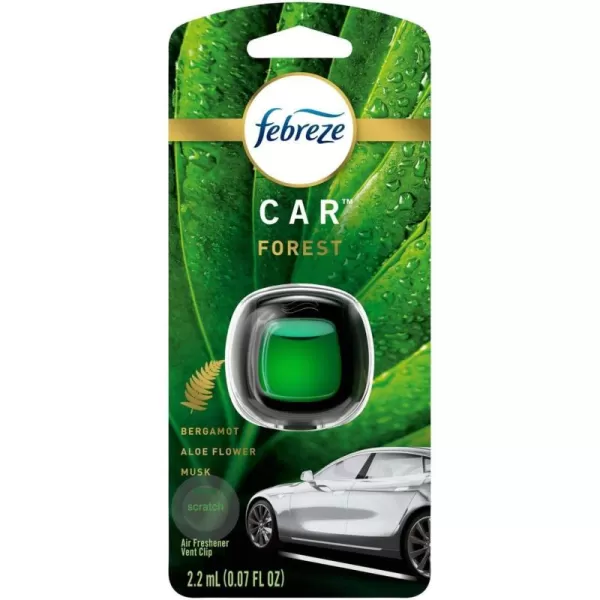 Febreze Car Air Freshener Vent Clips, 2 Linen &amp; Sky and 2 Hawaiian Aloha scents, 4 total clips)